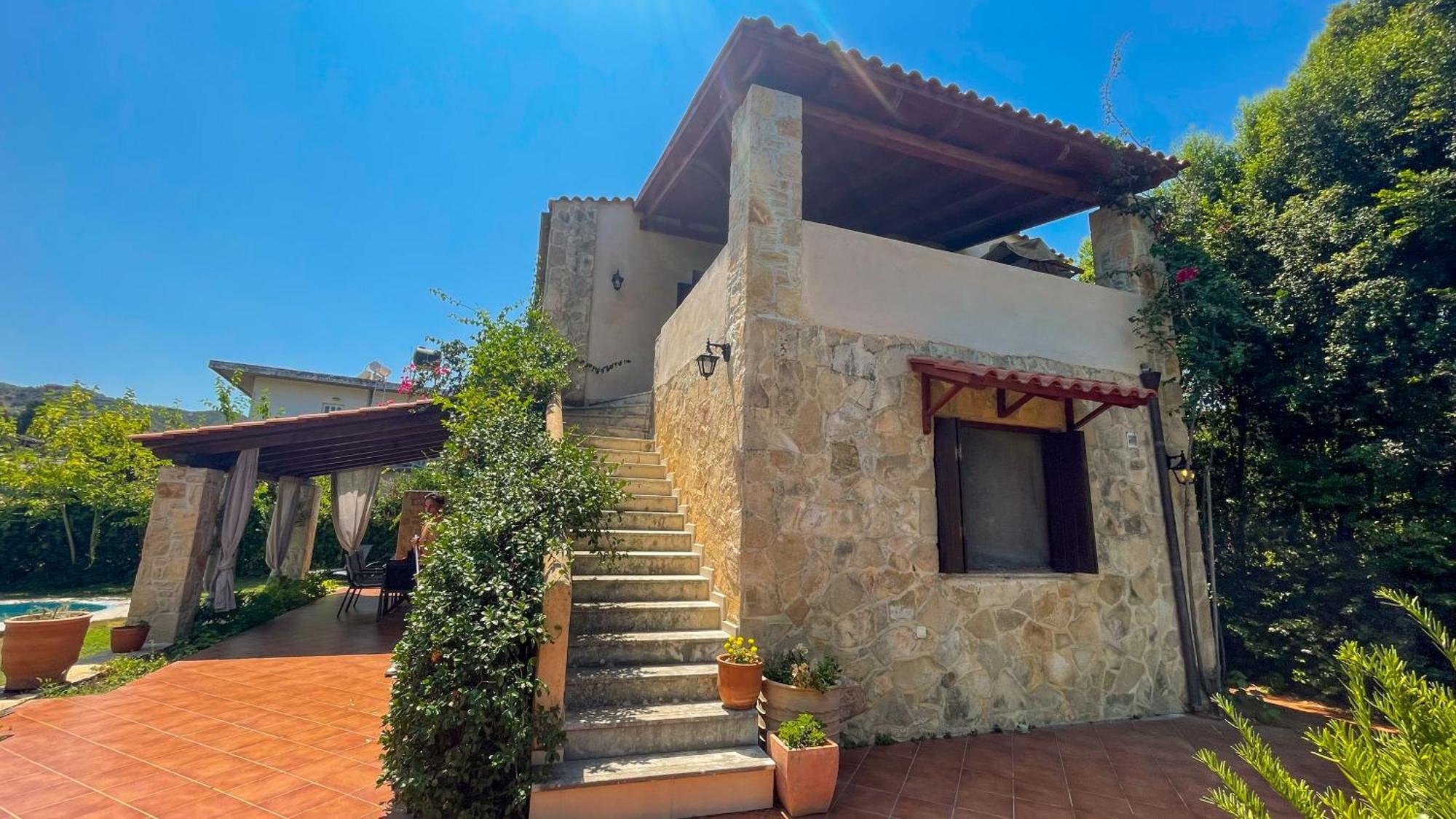 Villa Skine With Private Pool And Garden Chania  Exteriér fotografie