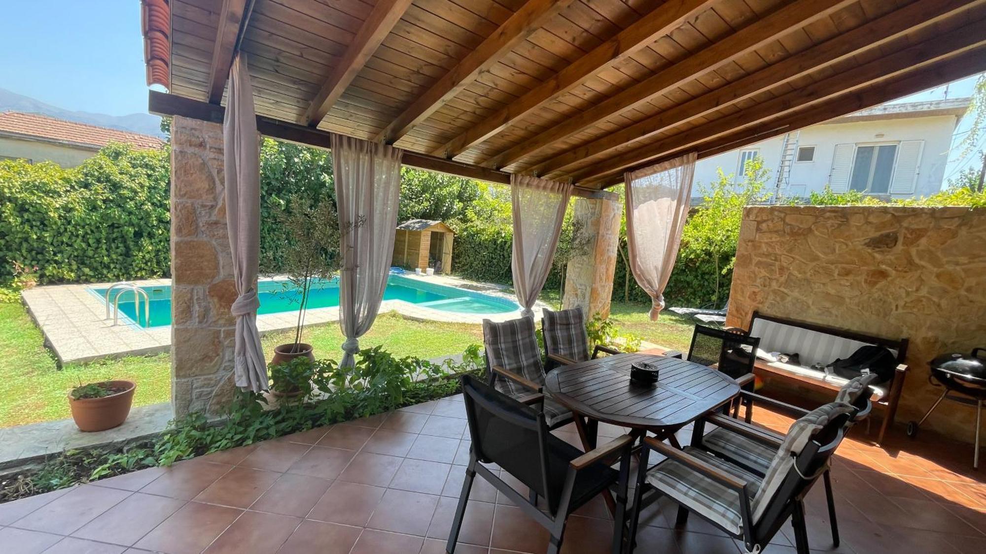 Villa Skine With Private Pool And Garden Chania  Exteriér fotografie