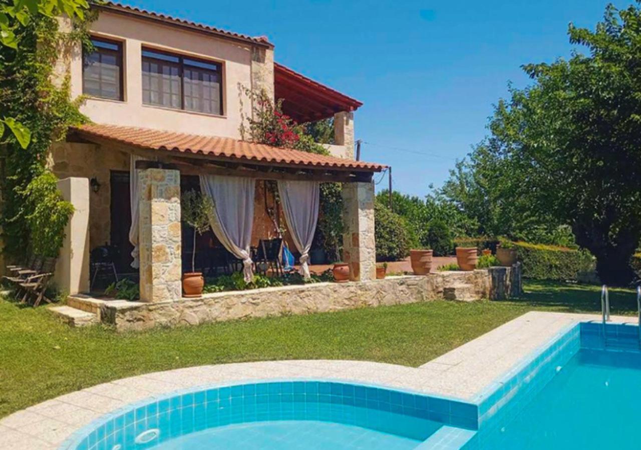 Villa Skine With Private Pool And Garden Chania  Exteriér fotografie